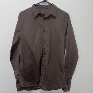 ALLSAINTS Brown Button Down Size Small